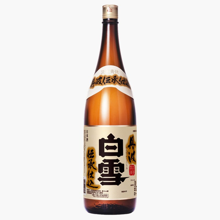 白雪 丹波伝承仕込 1.8L瓶詰 – 長寿蔵オンラインショップ【通販】