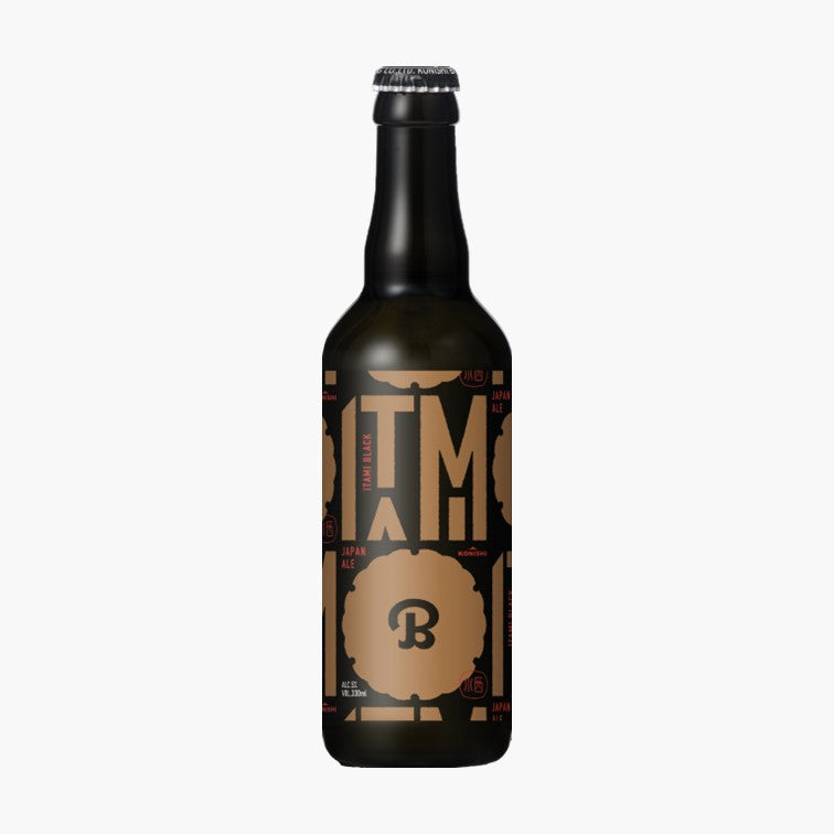 KONISHI ITAMI BEER ブラック 330ML瓶詰 – 長寿蔵オンライン