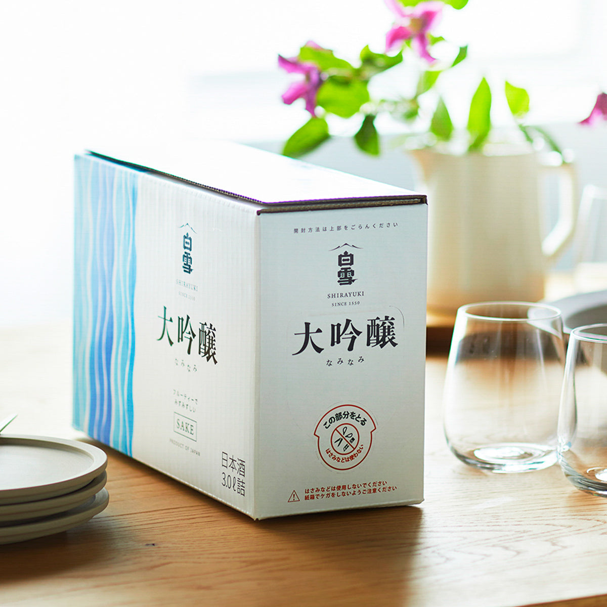 白雪 大吟醸スリムボックスなみなみ 3.0L詰 – 長寿蔵オンライン